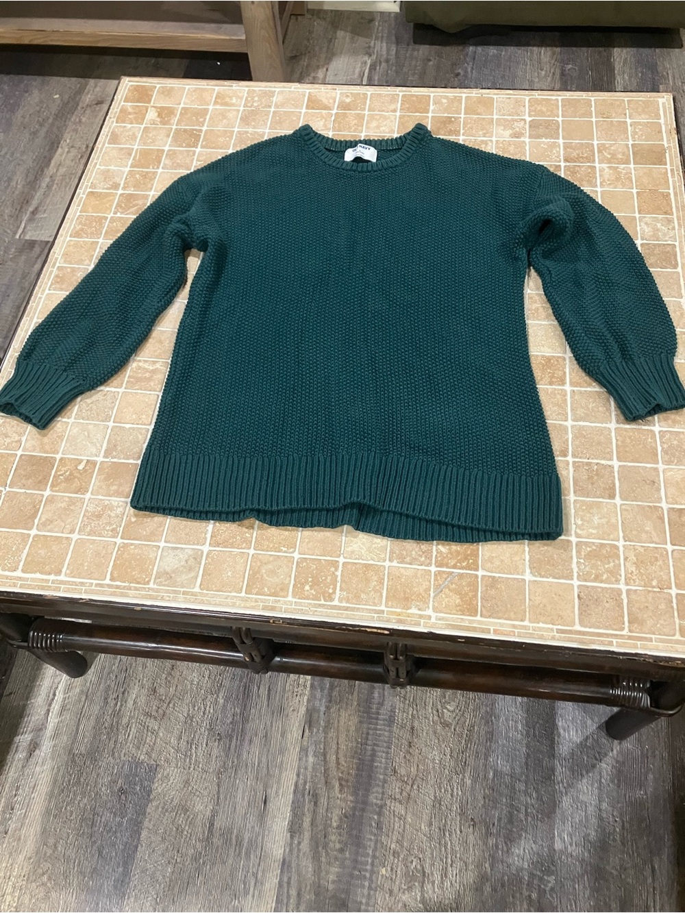 Old Navy Teal Crewneck Sweater
